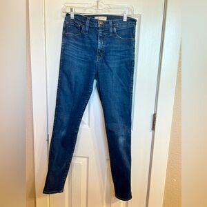 Madewell high rise skinny jeans